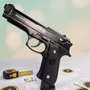 Imported Silver Metallic M92 Beretta Toy Gun – with Box