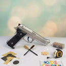 Imported Silver Metallic M92 Beretta Toy Gun – with Box